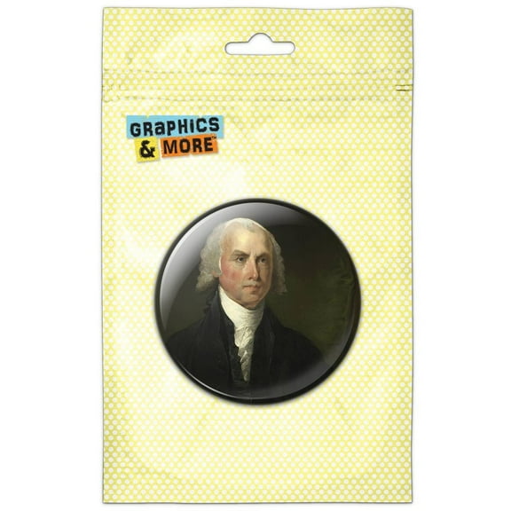 President James Madison Pinback Button Pin Badge