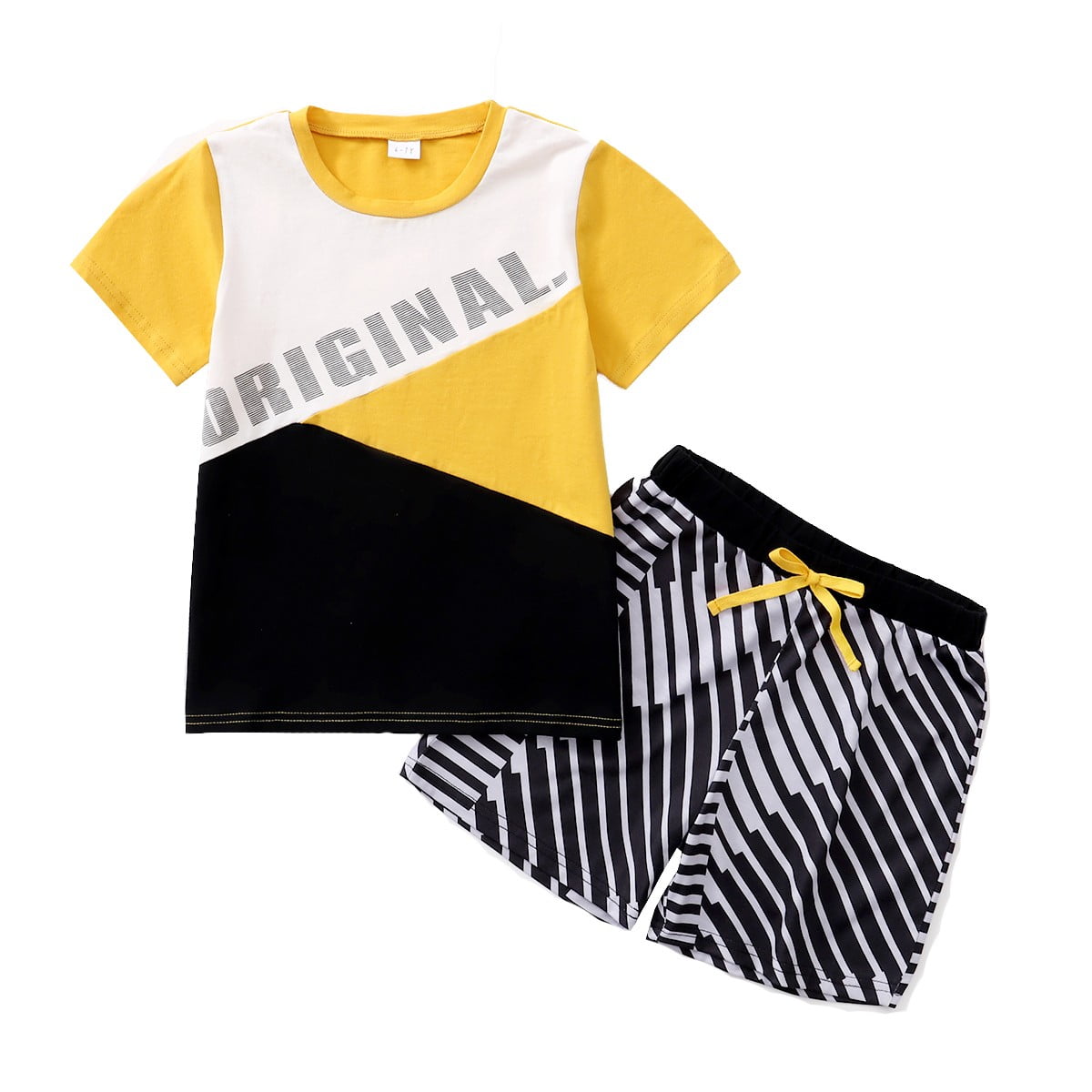 Little Boy Clothes 12 Years Little Boys Summer Short Outfit Sets 13