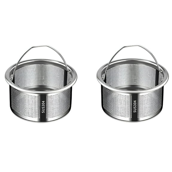 ACDANC Kitchen Sink Strainer,Stainless Steel Sink Drain Strainer (2pcs)