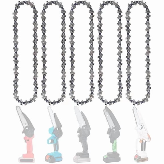 Vruelia 6 inch Mini Chain Replacement for Portable Saw 5 Pack