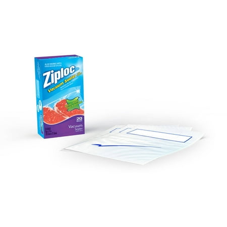 Ziploc Vacuum Quart Bag 20 Count