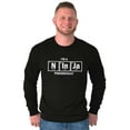 thumbnail image 5 of Im A Ninja Periodically Science Nerd Long Sleeve TShirt Men Women Brisco Brands S, 5 of 5