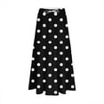 thumbnail image 5 of fatyb Women's Flowy Maxi Skirts High Waist A-Line Skirt Tie Knot Front Summer Elegant Long Skirts for Women, 5 of 6