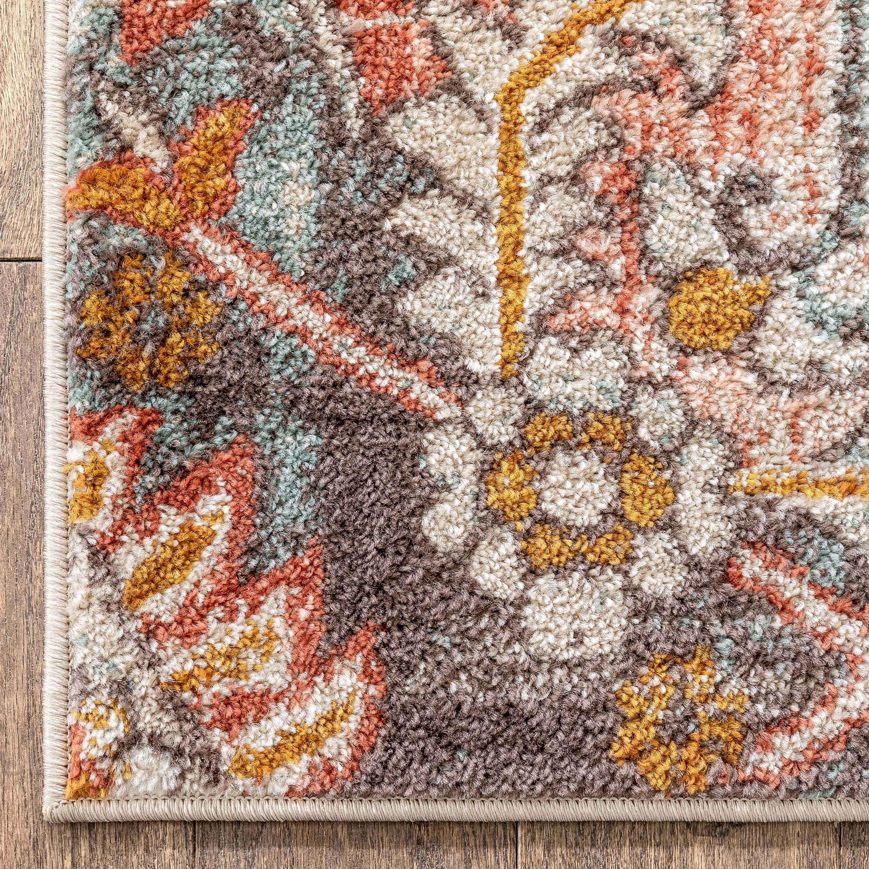 Well Woven Mystic Gwendolyn Bohemian Medallion Oriental Blush 3'11" x 5'3" Area Rug
