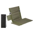 thumbnail image 1 of Asiento de estadio, silla de grada, multifuncional, portátil, plegable, cojín para gradas Verde, 1 of 8
