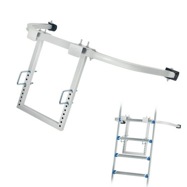 Jinyi Ladder Stabilizer for Roof Gutter Roof Ladder Accessories Wing Span Wall Ladder Standoff, Wheel Heavy Duty Steel Ladder Roof Hook