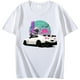 thumbnail image 1 of Camiseta de Anime Initial D para hombre camisa con estampado de coche R35 Skyline GTR Vaporwave JDM Legend manga corta de algodón, 1 of 7
