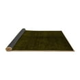 thumbnail image 2 of Ahgly Company Indoor Square Abstract Yellow Modern Area Rugs, 7' Square, 2 of 4