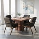 thumbnail image 1 of Comedor Orion 4 Sillas, Lino Gris Oxford, MDF UV, 120x120 cm, SALVANTO, 1 of 8