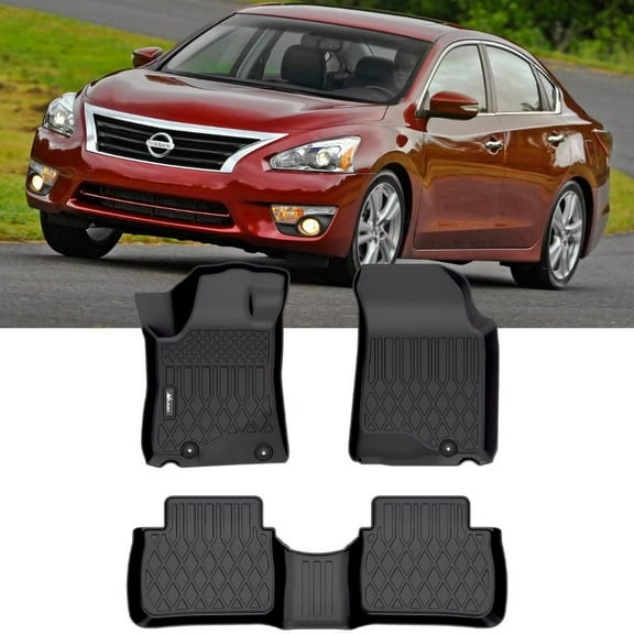 Nilight TPE Floor Mats for Nissan Altima 2013 2014 2015 2016 2017 2018, All Weather Custom Fit Heavy Duty Floor Liners