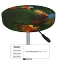 thumbnail image 4 of Vsdgher Hybrid Parrot in the Forest Print Stool Covers Round,Stretch Round Stool Covers Washable Stool Cushion Slipcover Elastic Chair Covers for 12-14 Inch Chair, 4 of 7