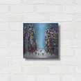 thumbnail image 3 of Luxe Metal Art 'Cityscape' by Ekaterina Ermilkina Metal Wall Art, 12"x12", 3 of 9