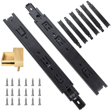18 Inch Keyboard Slide, 8 PCS Heavy Duty Ball Bearing Slides, Computer ...