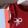 thumbnail image 6 of Gubotare Toddler Skirt Sets Girls Toddler Girl Outfits Sleeveless Polo T-shirt Tops and Pleated Skirt 2Pcs Baby Summer Clothes 4T 5T (Red,4-5 Years), 6 of 8