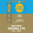 thumbnail image 2 of High Noon Original Vodka Iced Tea, 4 Pack, 12 fl oz Cans, 4.5% ABV, 2 of 7