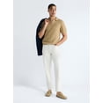 thumbnail image 2 of Free Assembly Men's Wavy Stitch Cotton Polo Sweater with Short Sleeves, Sizes S-3XL, 2 of 6