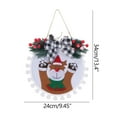 thumbnail image 3 of Christmas Ornaments Christmas Wreath Christmas Decorations Santa Snowman Reindeer Christmas Tree Ornament, 3 of 5