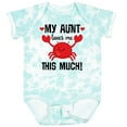 thumbnail image 3 of Inktastic My Aunt Loves Me Nephew Boys or Girls Baby Bodysuit, 3 of 5