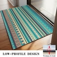 thumbnail image 3 of Blue and Orange Diamond Shaped Geometric Boho Pattern Door Rugs,Washable Non Slip Door Mats Indoor,Decorative Door Mats,Entry Mat Indoor for Entrance,Bedroom,Kitchen,Bathroom,20"x32", 3 of 6