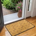 thumbnail image 2 of Orange Sun Moon Star Planet Pattern Door Rugs,Washable Non Slip Door Mats Indoor,Decorative Door Mats,Entry Mat Indoor for Entrance,Bedroom,Kitchen,Bathroom,30"x17", 2 of 6