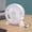 White, variant on Mini Portable USB Desk Fan, Silent Plug in Fan with 1.5W Low Power, Compact Personal Cooling Fan for Office Home Computer Travel
