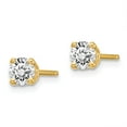 thumbnail image 2 of 14K Yellow Gold Earring Stud Women'S Diamond Lab Grown Round, 2 of 2