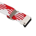 thumbnail image 4 of Xirurus Braided Nylon Sport Watch Strap Adjustable Replacement Band for Spartan Hr Baro, Suunto7, D5i, Red White, 7.1 inches / 18 cm, 4 of 9