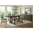 thumbnail image 2 of Pemberly Row Transitional Wood Backless Counter Bench in Charcoal, 2 of 2
