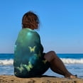 thumbnail image 3 of Landscape Butterfly Ultra Fine Fiber Beach Towels for Travel And Quick Drying Absorbent Towels for Swimming, 3 of 7