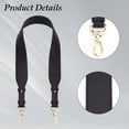 thumbnail image 4 of 1Pc PU Leather Bag Straps with Alloy & Iron Swivel Clasp 1Pc PU Leather Tassel Big Pendant Decoration Black Bag Straps: 795x42x14mm Pendant Decoration: 127mm, 4 of 9