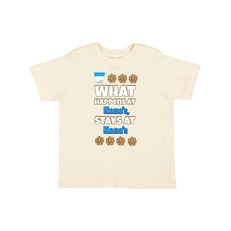 

Inktastic What Happens at Nana s Gift Toddler Boy or Toddler Girl T-Shirt