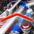 thumbnail image 2 of Unique Bargains 11mm 0,43' ID 45 Degrés Coude Silicone Réducteur Tuyau Coude Turbo Eau Intercooler Rouge, 2 of 6