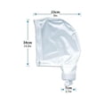 thumbnail image 2 of Adaptable silt bags for 360 380 Pool Cleaner Robot. Set of 2 Reinforced Nylon Filter Bags with Zip Closure, 2 of 3