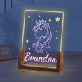 thumbnail image 1 of Luz de noche de caballo personalizada para niñas, regalo de cumpleaños de Navidad para niños, luz de noche de acrílico personalizada, decoración de guardería para bebés, lámpara de noche, regalos únic, 1 of 6