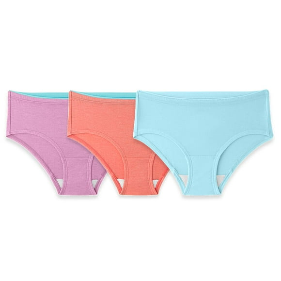 Hipster Fruit of the Loom para Niña Multicolor 3 Piezas Talla 12