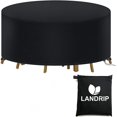 thumbnail image 3 of Cubierta de mesa de jardín rectangular cubierta impermeable para muebles de jardín, cubierta protectora anti-UV 420D para cubierta de mesa de sala de estar al aire libre, 180x120x74cm Zhivalor  XDHY-39-2, 3 of 8