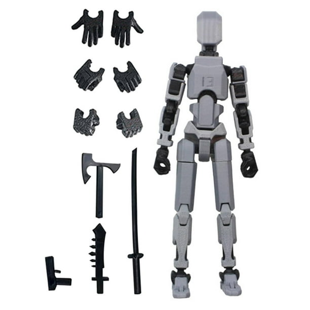 13 Robot Cuerpo Maniquí Impreso en 3D Figura Acción