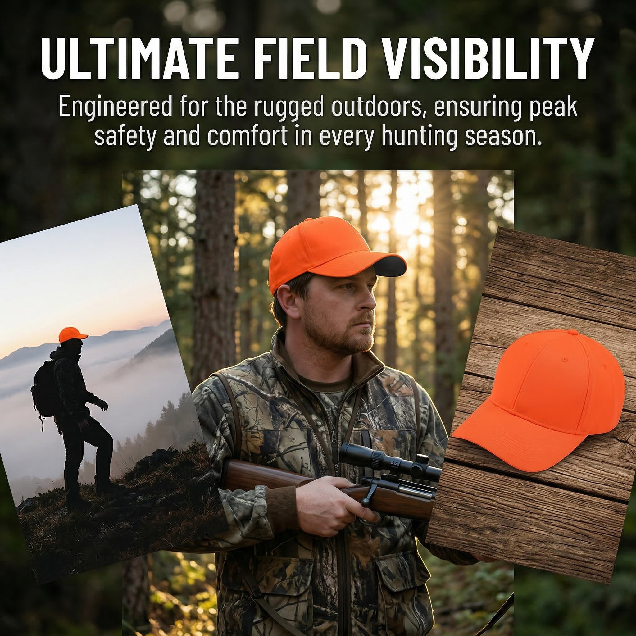 Tirrinia Neon Hunting Orange Safety Cap Closure