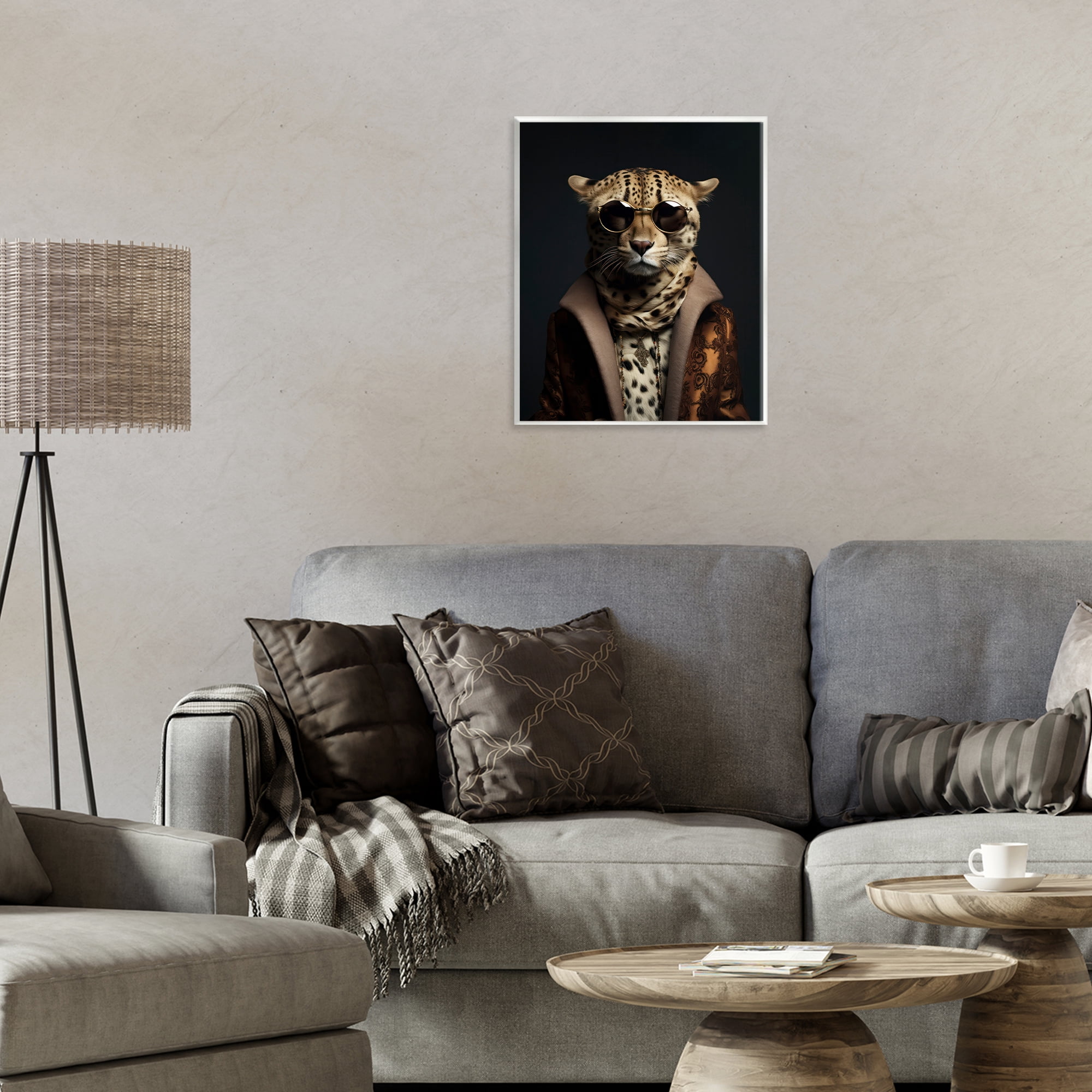Stupell Industries Luxury Cat Couture Wall Plaque Art, design by Andrea Haase