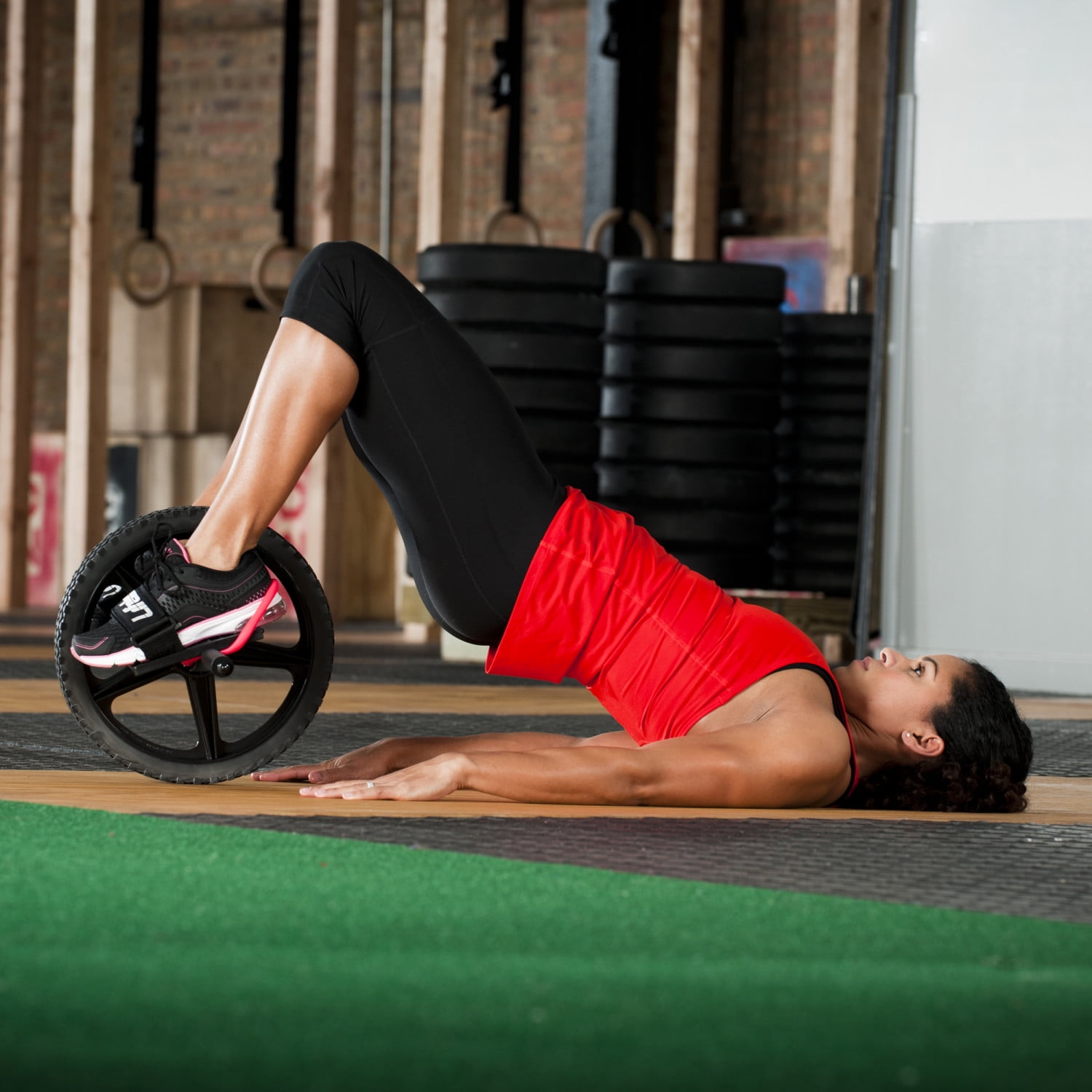 Lifeline Fitness Power Wheel for Ultimate Core Training Simultaneously Works up to 20 Muscles in Your Entire Body