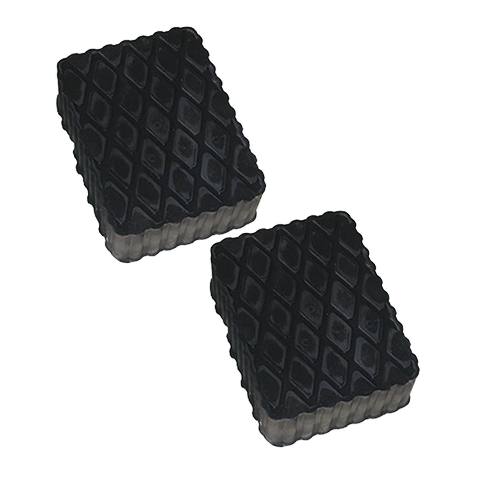 Wzmzjy 2 Pieces Generic Car Jack Pads Rubber Mats Thickened Auto Lift Supports Car Lift 12x8x4cm