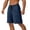 Blue*, variant on Men's Shorts Summer Performance Casual Everyday Wear Lightweight Breathable Elastic Waistband Solid Color Holiday Chic Shorts