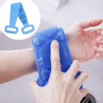 thumbnail image 4 of Esponja corporal de silicona, cepillos de baño, toallas de baño, frotamiento, exfoliación de espalda, cinturón de ducha de masaje, cepillos de limpieza de piel extendida, 4 of 5