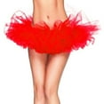thumbnail image 2 of Tiqkatyck Skirts for Women Adult Tulle Skirt 6 Layered Tutu Mini Ball Gown Skirt Women Classic Princess Fluffy Ballet Skirts Long Skirt Red, 2 of 4