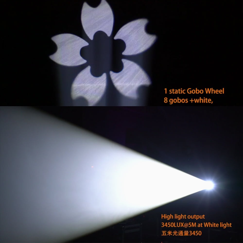 150W Led Moving Head Spot Light DJ Gobo Stage Lighting for Christmas Party Event Show
