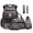 Camo Deer American Flag, variant on ZUXONGSY 6 in 1 Spider Spider Web Print Backpack Set for Boys Girls, Large Capacity School Backpack with Lunch Bag Pencil Case Water Bottle Holder Keychain Bookmark for Elementary Middle School
