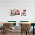 thumbnail image 5 of ZHONGYUTONG 3 Piece Wine Wall Art for Kitchen Gold Wine Pictures Dining Room Canvas Print Modern Artwork for Pub Bar Decor Framed (16.00" x 24.00" x 3PCS), 5 of 5