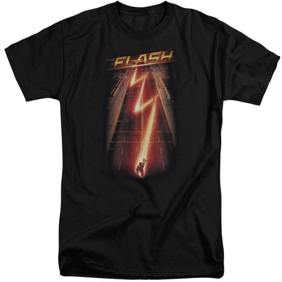 The Flash Flash Ave S/S Adult Tall Black