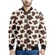 thumbnail image 4 of Chaqueta bomber con estampado 3D de vaca colorida para hombre y mujer, sudadera de primavera y otoño, chaquetas de calle de manga larga con cremallera, 4 of 5