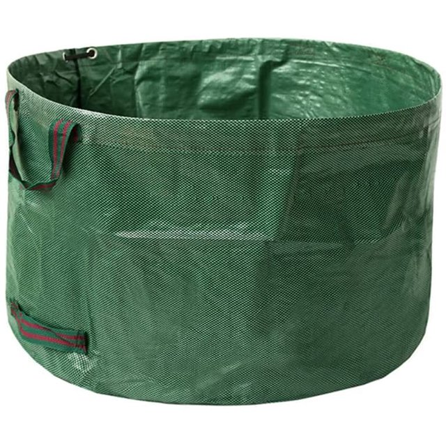 Bolsa Estándar De 63 Galones Para Jardín, Bolsas De Basura Plegables Reutilizables Para Hojas, Bolsa Para Residuos De Hojas De Jardín Y Piscina Para Césped Jormftte WRJM-111